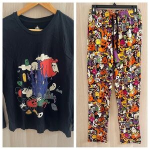 Disney Halloween Themed Pajamas Set